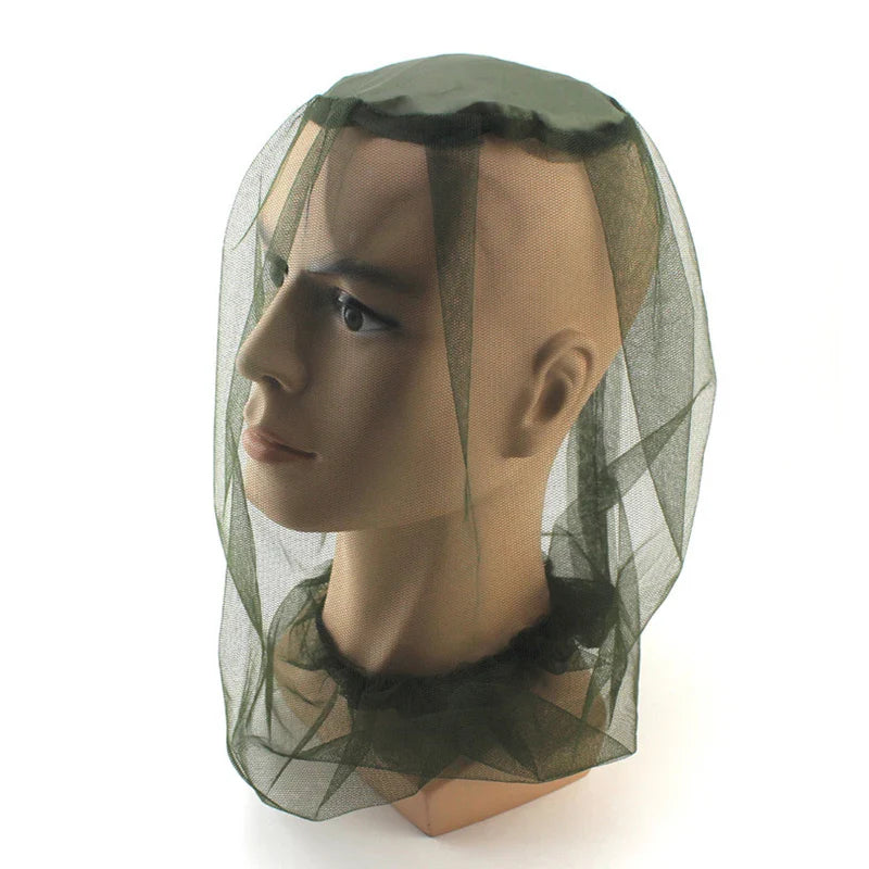 Anti-Mosquito Head Net displayed on a white mannequin head.