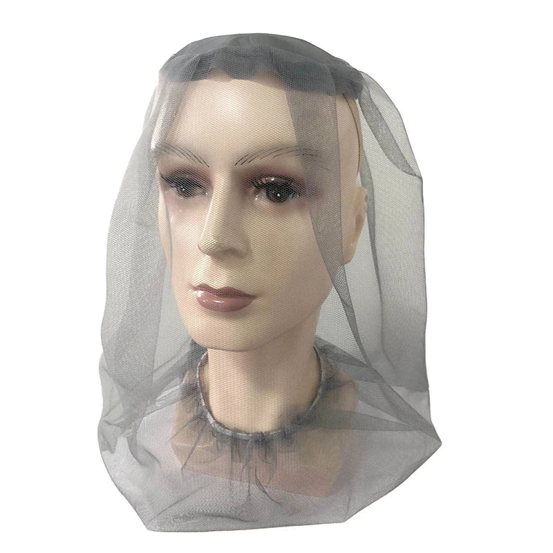 Anti-Mosquito Head Net displayed on a white mannequin head.