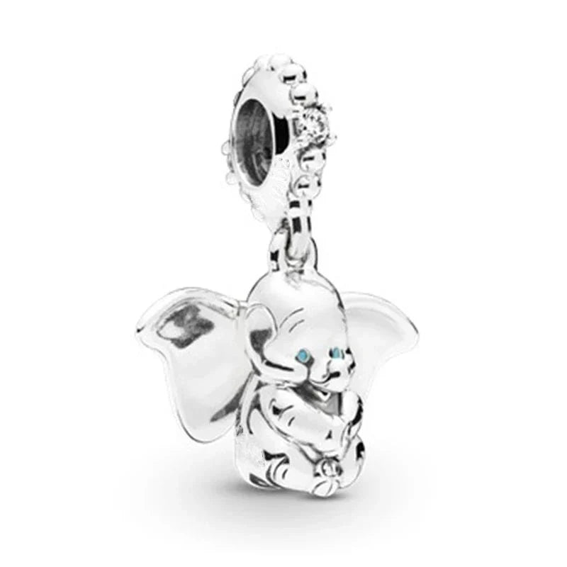 Elephant silver charm
